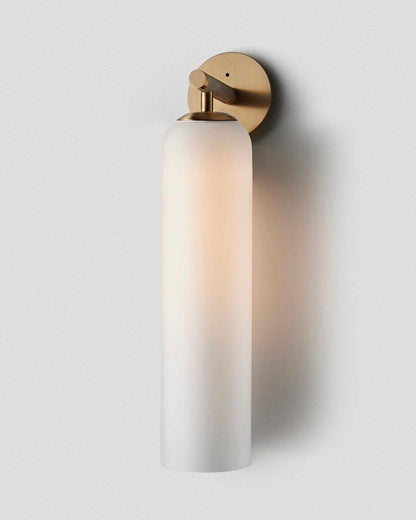 Cylindrical Glass Wall Lamp with Luxurious Finish – Decorative LED Sconce for Modern Interiors