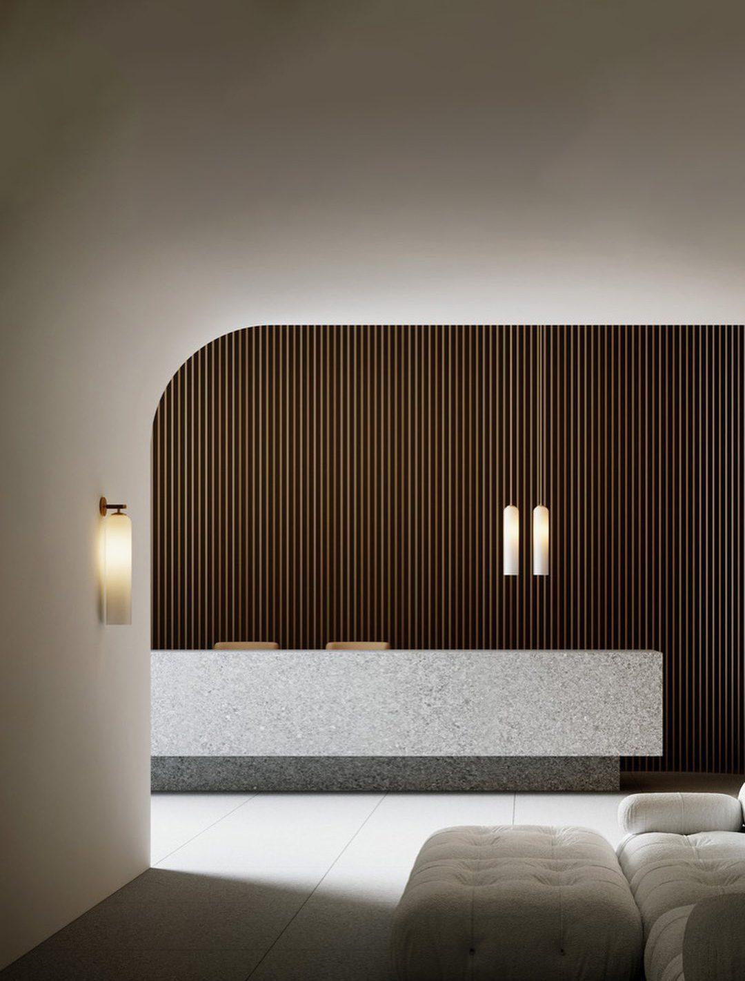 Cylindrical Glass Wall Lamp with Luxurious Finish – Decorative LED Sconce for Modern Interiors