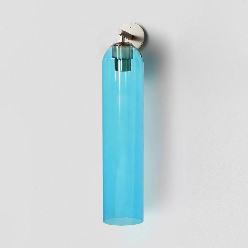 Cylindrical Glass Wall Lamp with Luxurious Finish – Decorative LED Sconce for Modern Interiors