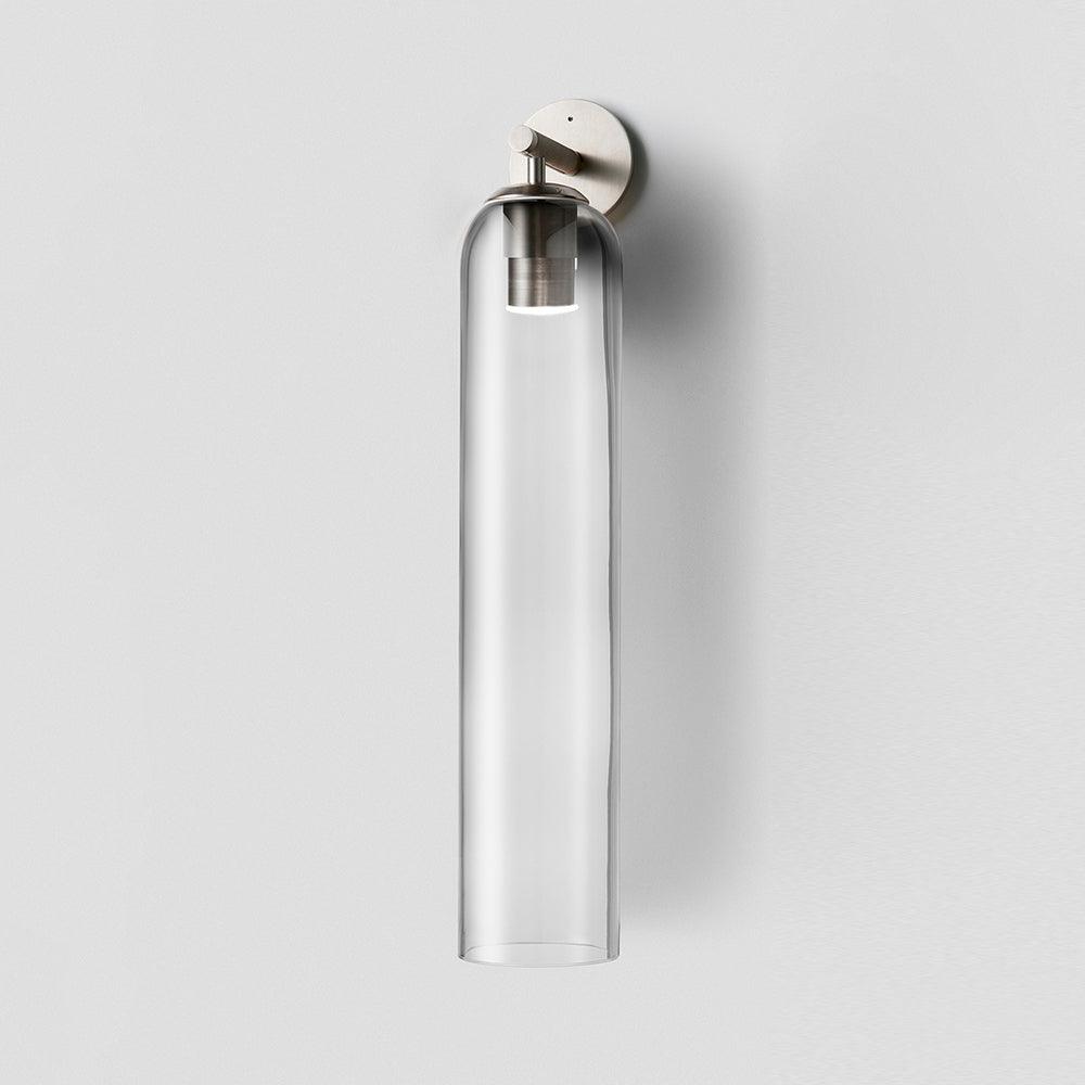 Cylindrical Glass Wall Lamp with Luxurious Finish – Decorative LED Sconce for Modern Interiors