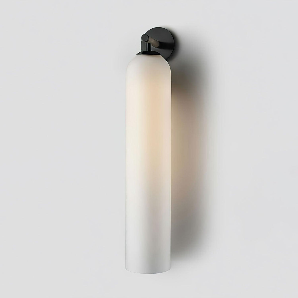 Cylindrical Glass Wall Lamp with Luxurious Finish – Decorative LED Sconce for Modern Interiors