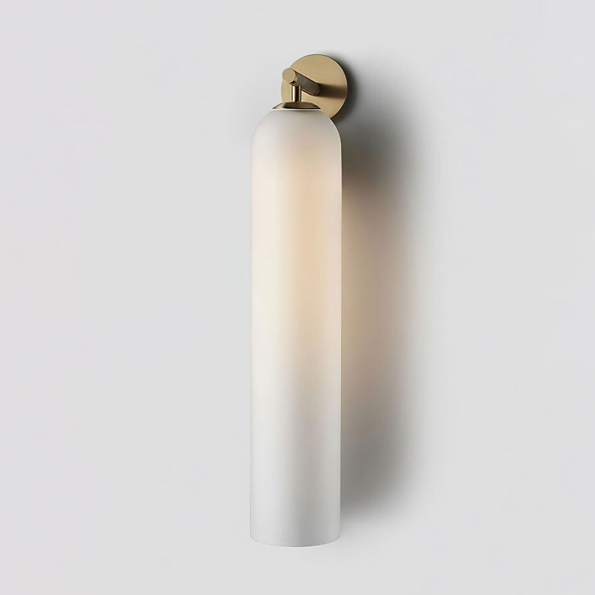 Cylindrical Glass Wall Lamp with Luxurious Finish – Decorative LED Sconce for Modern Interiors