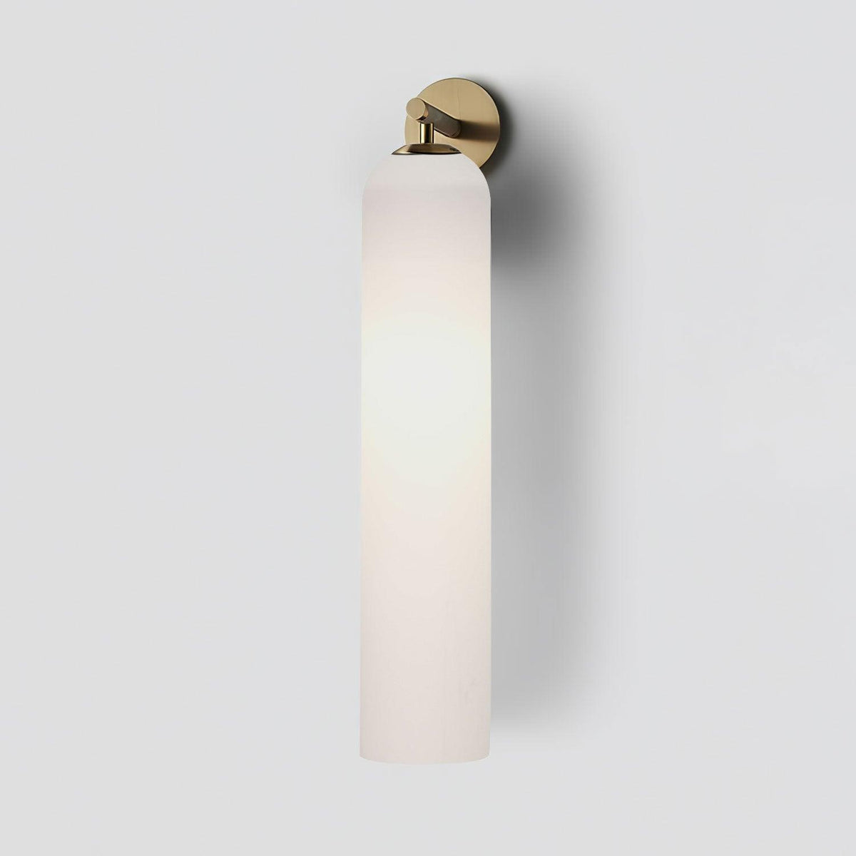 Cylindrical Glass Wall Lamp with Luxurious Finish – Decorative LED Sconce for Modern Interiors