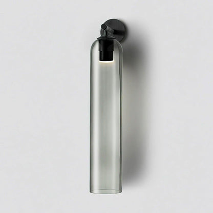 Cylindrical Glass Wall Lamp with Luxurious Finish – Decorative LED Sconce for Modern Interiors