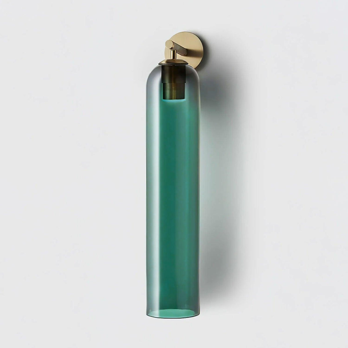 Cylindrical Glass Wall Lamp with Luxurious Finish – Decorative LED Sconce for Modern Interiors