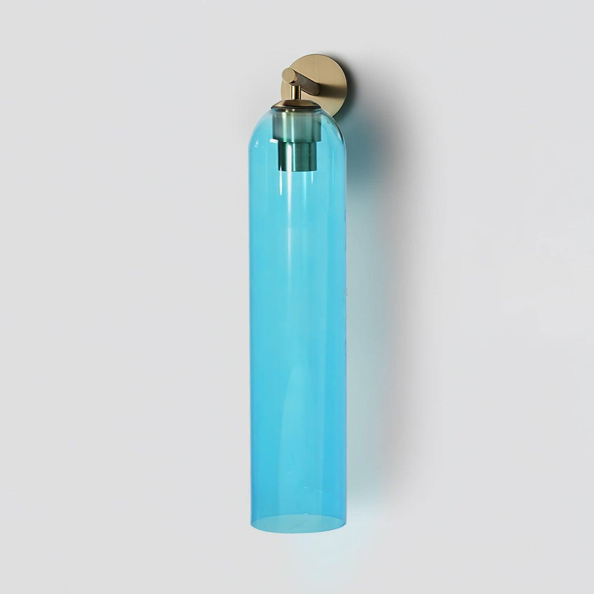 Cylindrical Glass Wall Lamp with Luxurious Finish – Decorative LED Sconce for Modern Interiors