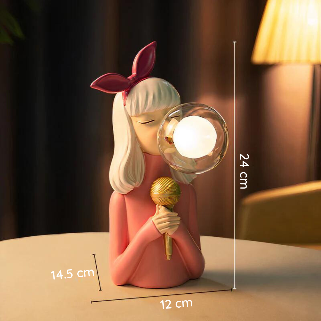 Artistic Table Lamp with Figures – Unique, Playful and Atmospheric