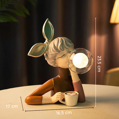 Artistic Table Lamp with Figures – Unique, Playful and Atmospheric