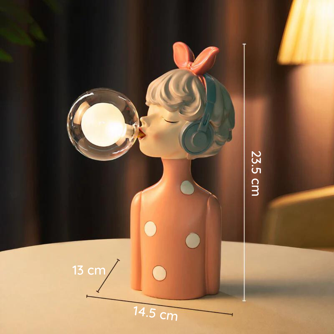 Artistic Table Lamp with Figures – Unique, Playful and Atmospheric