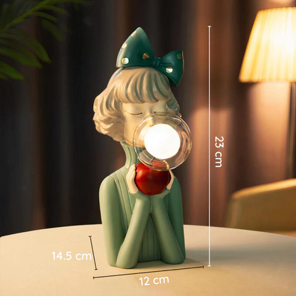 Artistic Table Lamp with Figures – Unique, Playful and Atmospheric