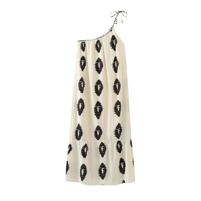 Asymmetrical Midi Dress - Meier