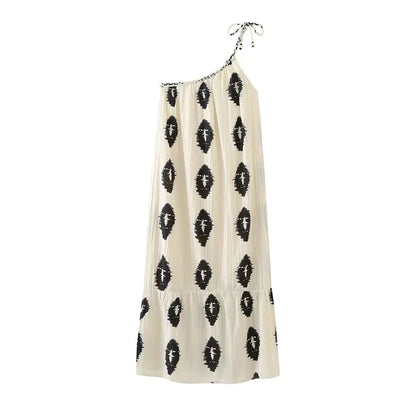 Asymmetrical Midi Dress - Meier
