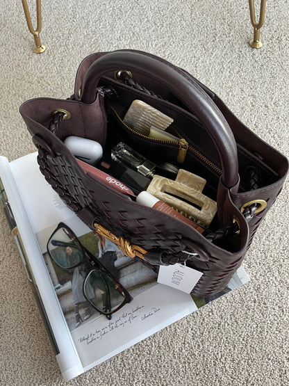 Woven Handbag Small – Compact and Stylish Braided Bag