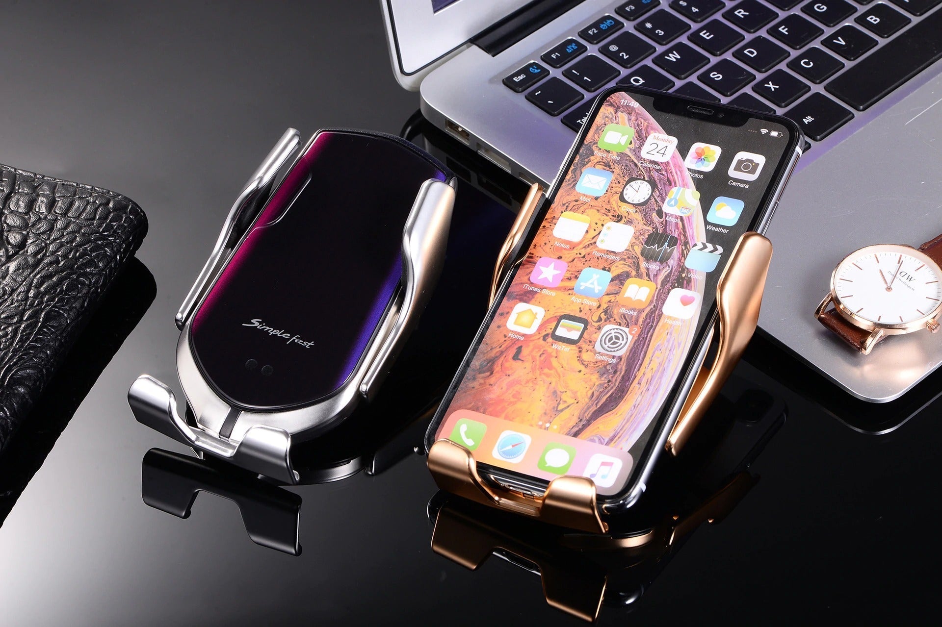 Automatic Clamping Phone Holder