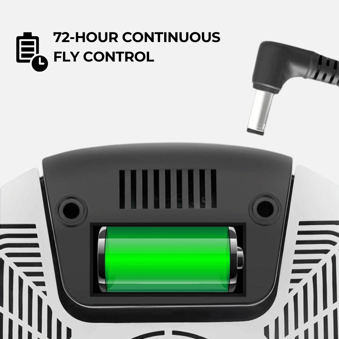Automatic Fly Trap for Indoor and Outdoor Use