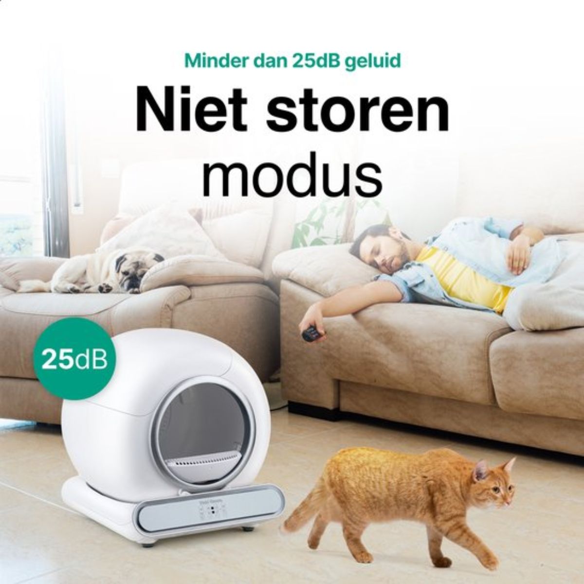 Petmo – Self-Cleaning Automatic Cat Litter Box with Advanced Features