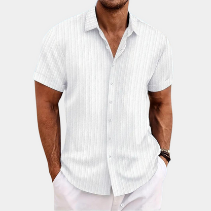 Thayer – Camisa elegante de manga curta para homem