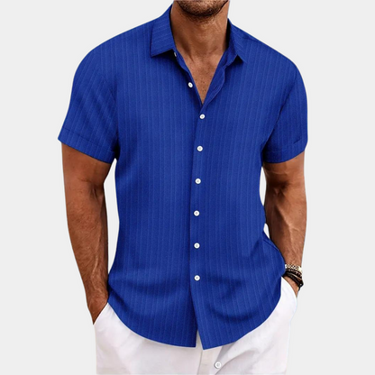Thayer – Camisa elegante de manga curta para homem