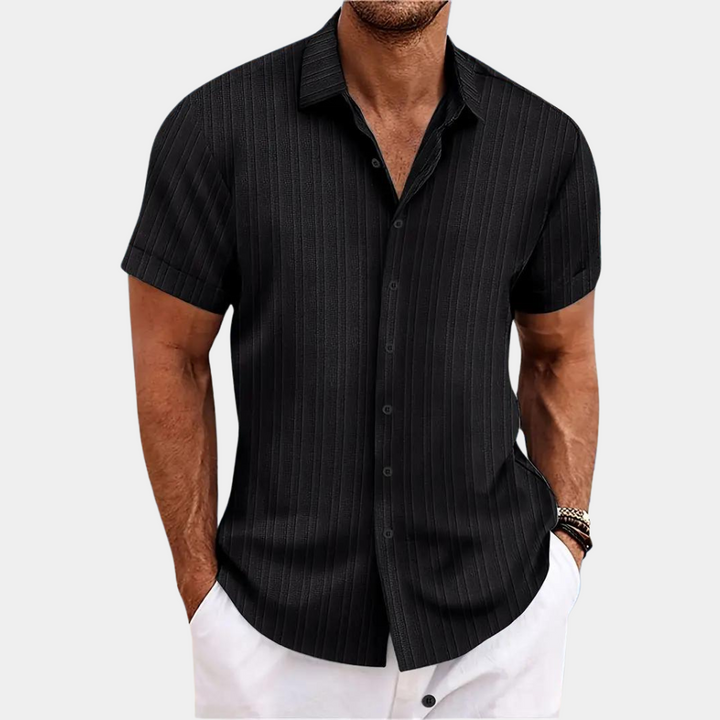 Thayer – Camisa elegante de manga curta para homem