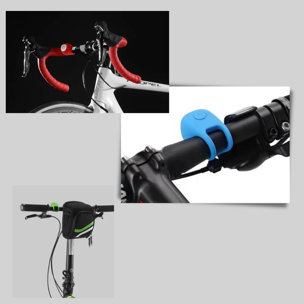 Clacson per bicicletta – Clacson compatto in silicone con suono chiaro