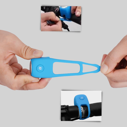 Clacson per bicicletta – Clacson compatto in silicone con suono chiaro
