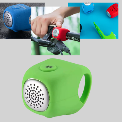 Clacson per bicicletta – Clacson compatto in silicone con suono chiaro