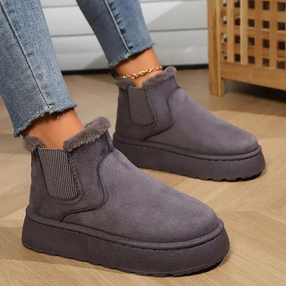 Women's Winter Warm Lined Boots with Anti-Slip