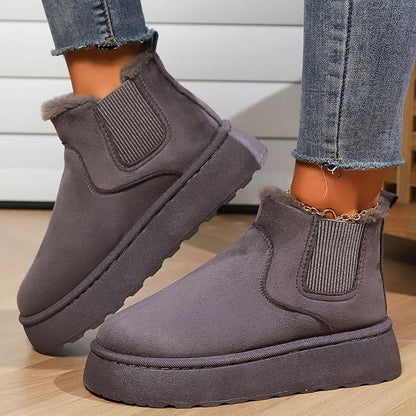 Women's Winter Warm Lined Boots with Anti-Slip