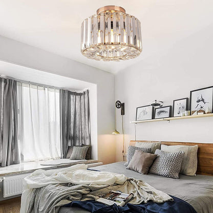 Elegant Crystal Ceiling Light - Luxurious and Stylish Design