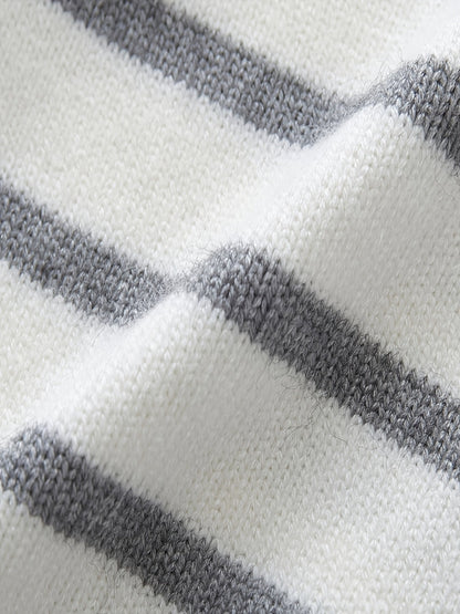 Baby Toddler Striped Knitted Sweater - Edrian