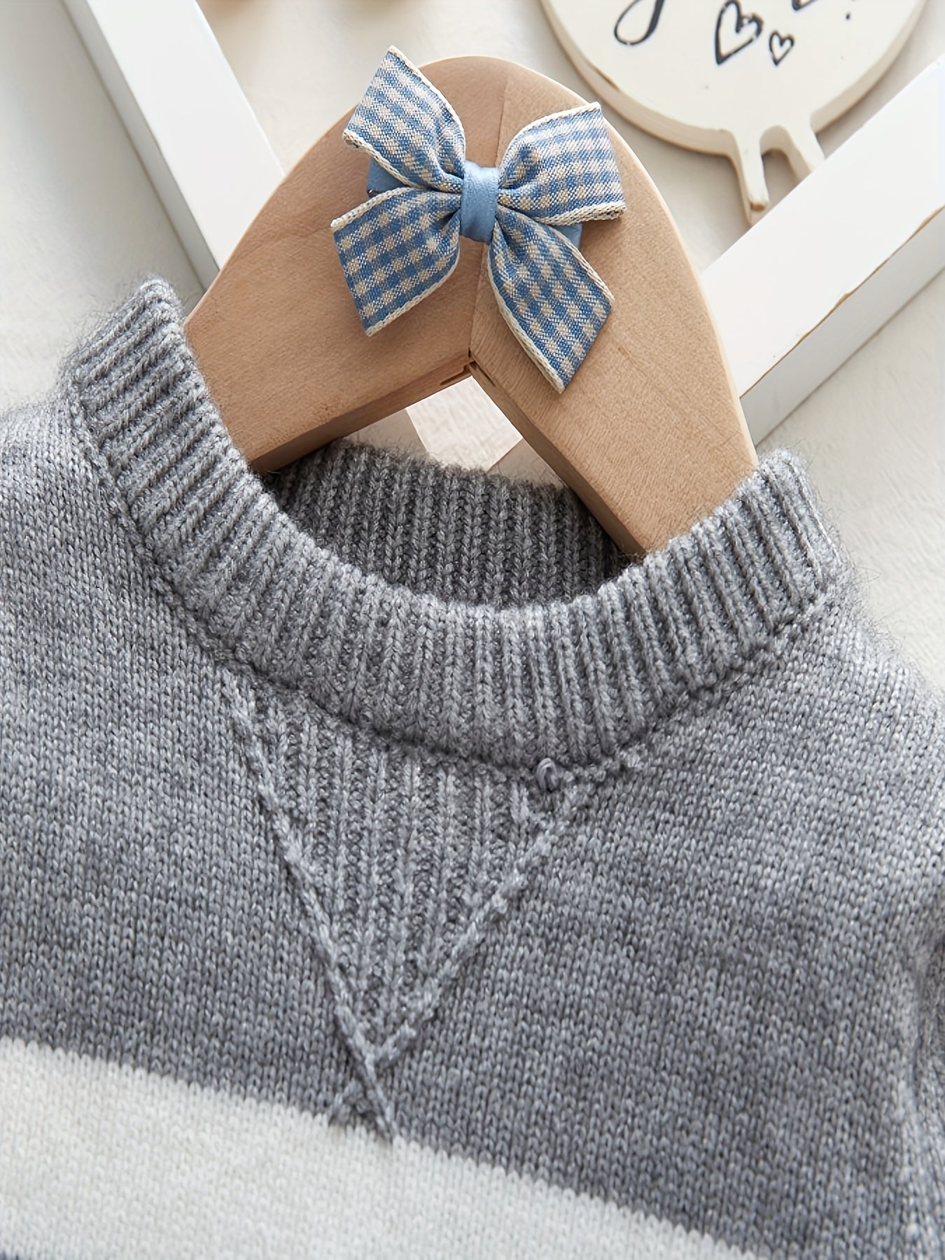 Baby Toddler Striped Knitted Sweater - Edrian