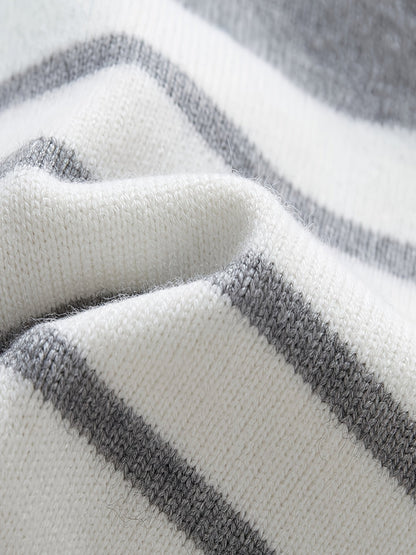 Baby Toddler Striped Knitted Sweater - Edrian