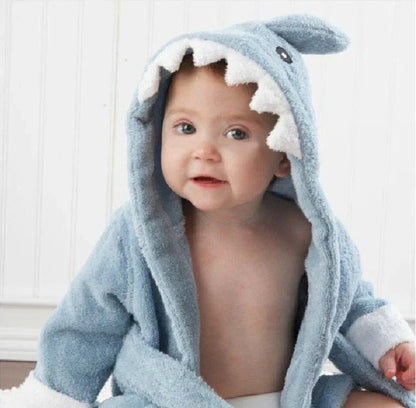 Soft Baby Bathrobe with Animal Design – Absorbent, Comfortable and Ideal After Bathing