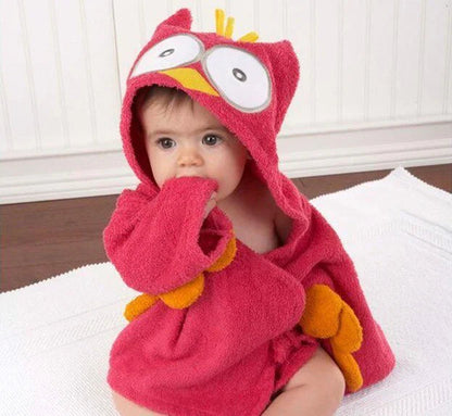 Soft Baby Bathrobe with Animal Design – Absorbent, Comfortable and Ideal After Bathing