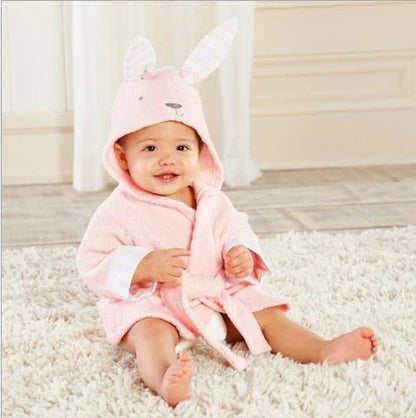 Soft Baby Bathrobe with Animal Design – Absorbent, Comfortable and Ideal After Bathing