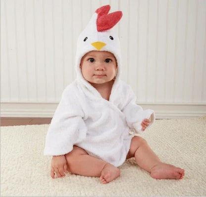 Soft Baby Bathrobe with Animal Design – Absorbent, Comfortable and Ideal After Bathing
