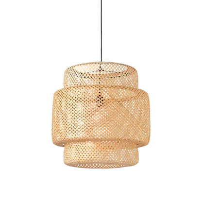 Lampada a sospensione in bambù – Fatto a mano e dal design moderno