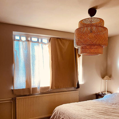 Lampada a sospensione in bambù – Fatto a mano e dal design moderno