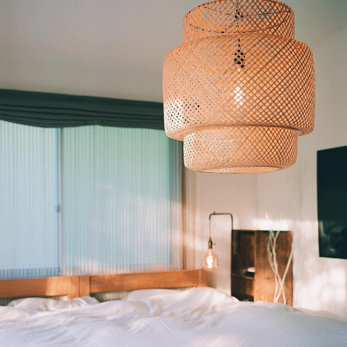 Lampada a sospensione in bambù – Fatto a mano e dal design moderno