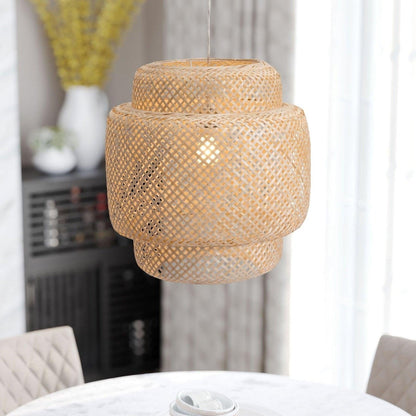 Lampada a sospensione in bambù – Fatto a mano e dal design moderno