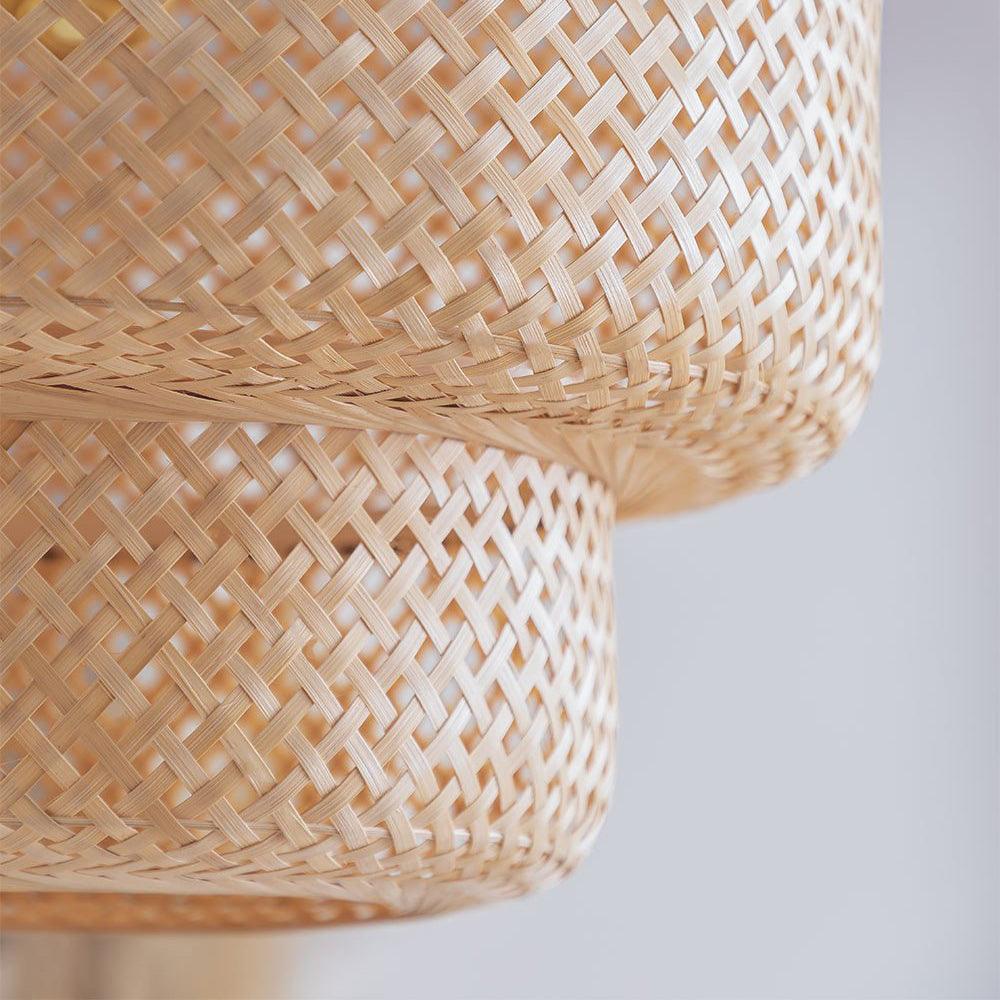 Lampada a sospensione in bambù – Fatto a mano e dal design moderno