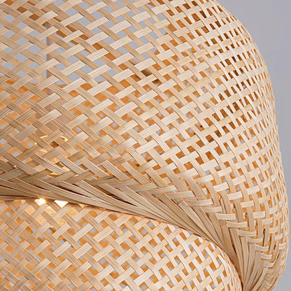 Lampada a sospensione in bambù – Fatto a mano e dal design moderno