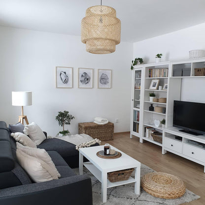Lampada a sospensione in bambù – Fatto a mano e dal design moderno