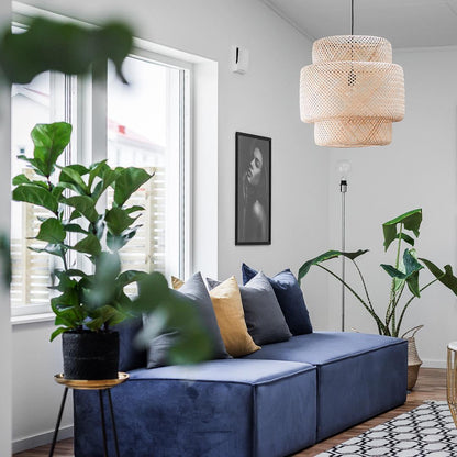 Lampada a sospensione in bambù – Fatto a mano e dal design moderno
