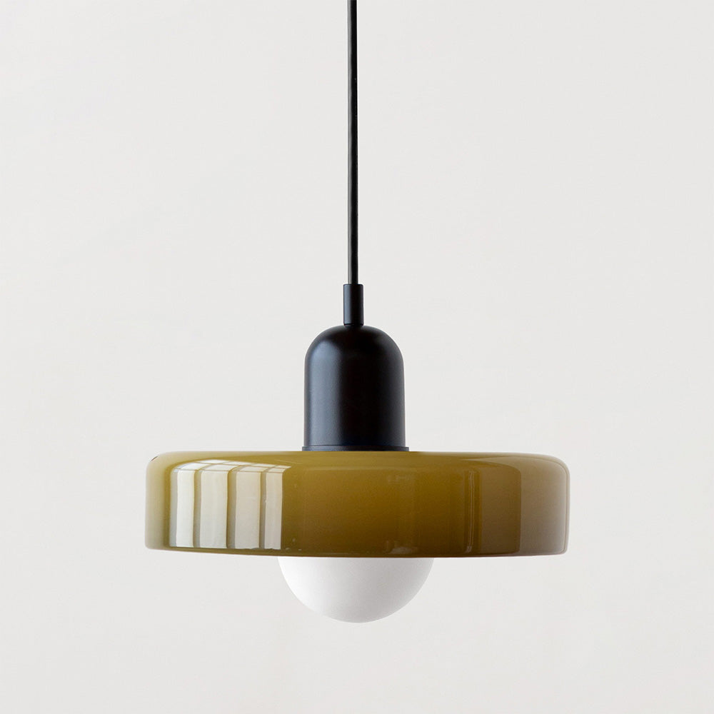 Lámpara colgante de vidrio de diseño Bauhaus – Artística, moderna y atemporal