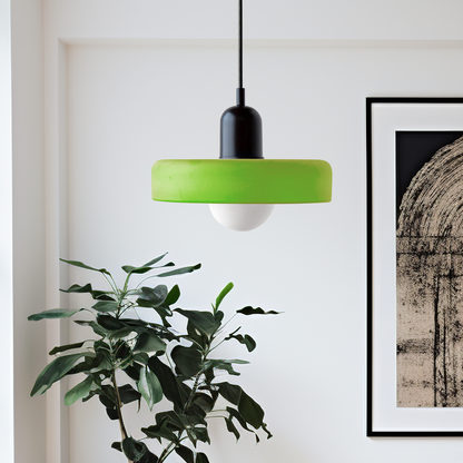 Lámpara colgante de vidrio de diseño Bauhaus – Artística, moderna y atemporal