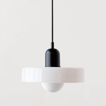 Lámpara colgante de vidrio de diseño Bauhaus – Artística, moderna y atemporal