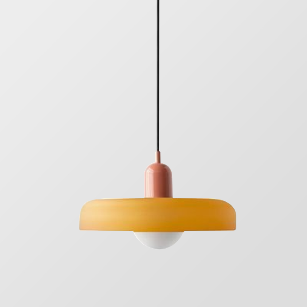 Lámpara colgante de vidrio de diseño Bauhaus – Artística, moderna y atemporal