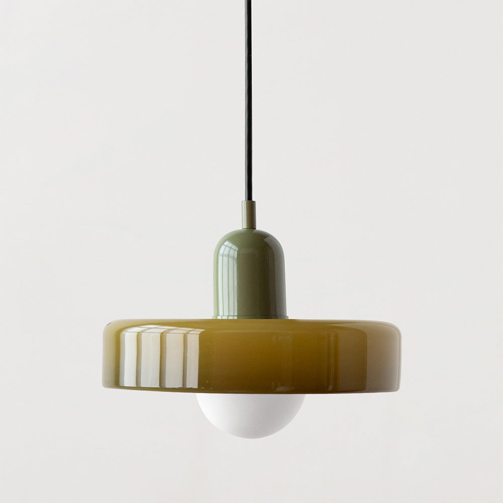 Lámpara colgante de vidrio de diseño Bauhaus – Artística, moderna y atemporal