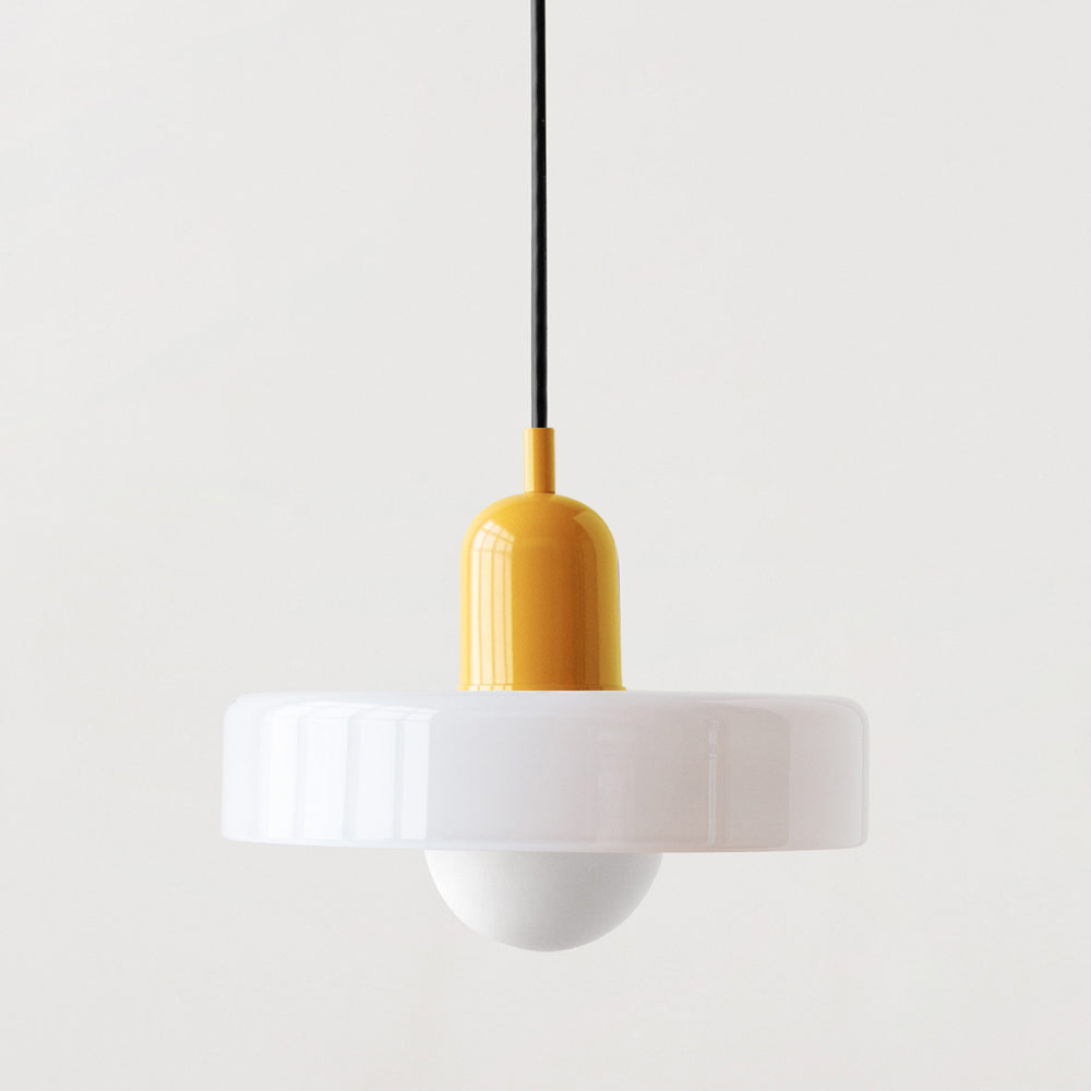 Lámpara colgante de vidrio de diseño Bauhaus – Artística, moderna y atemporal